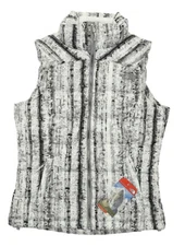 The North Face White/High Rise Grey 'Nuptse 2' Down Vest Women's Size S B1073A