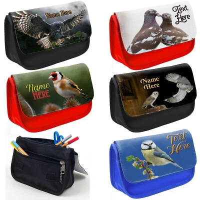 Personalised Ladies Bird Glasses Case Travel Bag Pens Medication Birthday Gift