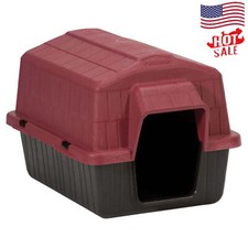 Barnhome III Plastic Outdoor Dog House Portable XS Pets Ventilated Insulated New