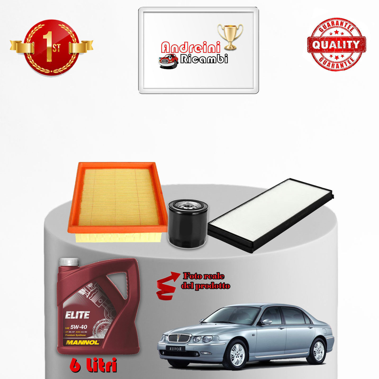 Inspektionskit Filter Und ÖL Rover 75 2.0 V6 110KW 150CV 2001->-image