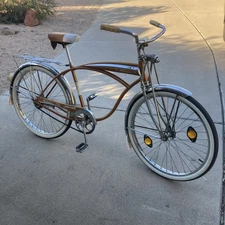 Vintage Coppertone 1964 Schwinn 2-Speed Jaguar Mark V Middleweight deluxe