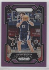 2024-25 Panini Prizm Draft Picks Purple Prizm 23/75 Anton Watson #76 1f7d