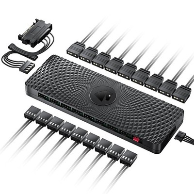 Argb Lüfter Hub 9 Port 12V4Pin PWM 5V3Pin 2