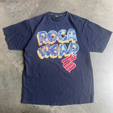Vintage Y2K Rocawear Double Sided Graphic Shirt Skater Mens Large 22x30 Street