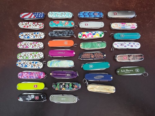 Victorinox Swiss Army 58mm knives SD classic minichamp rambler