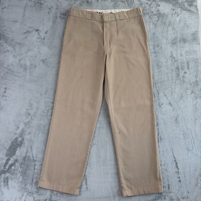 Dickies 874 Flex Arbeitshose Beige Herren W34 L31 Straight Chinohose