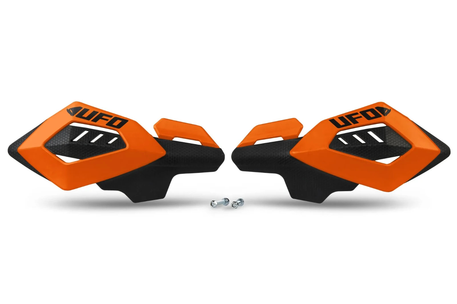 UFO Arches Handguards Orange Universal MX Enduro Hand Guards + Mounting Kit