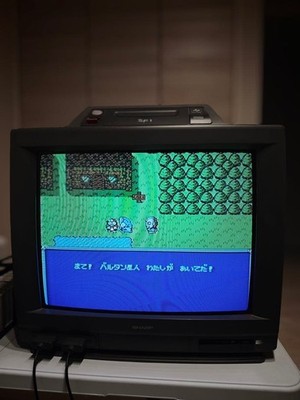 SHARP SF-1 Color TV 21G-SF1 Console System Nintendo Super Famicom