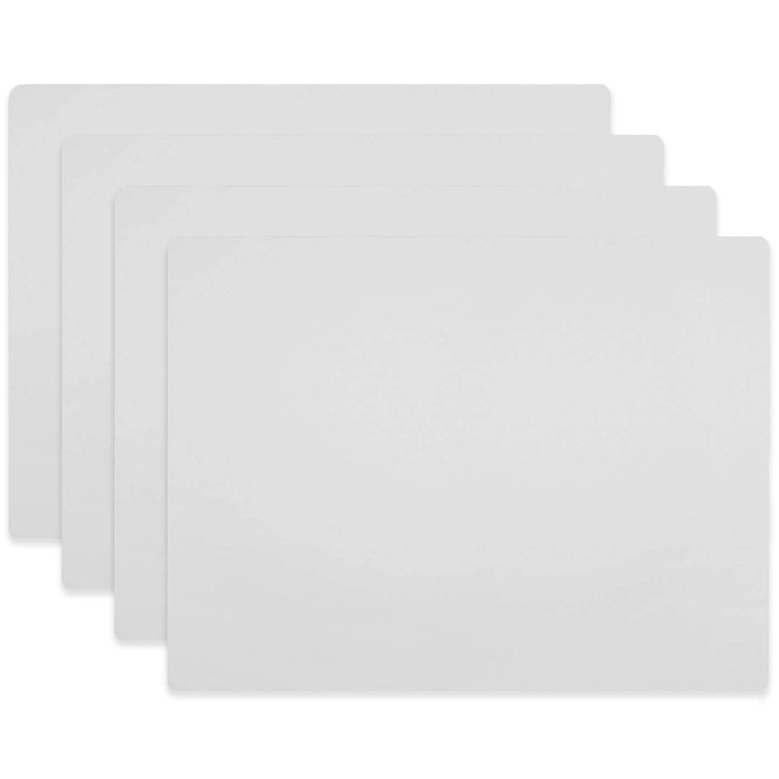 Professional Cutting Board Mats 24 x 18 Inch - 4 Pack, Extra Large White Color,
