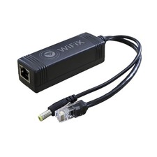 Active PoE Splitter  48V to 12V  3A PoE - 10M/100M/1000M/2500M , 2.1mm Pow...