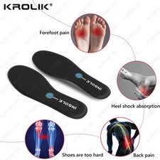 Memory Foam Shock Absorption Insoles Foot Massage Deodorant Insoles For Man And