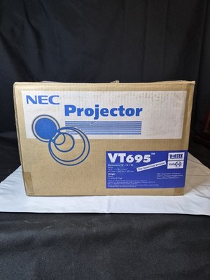 New NEC VT695 1080i (FHD) 2500 ANSI Lumens LCD Desktop Projector VT695 339 Lamp