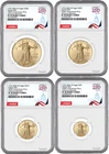 2026-W Proof Gold Eagle 250 Liberty Bell 4-Coin Set AR NGC PF70 (1776-2026)