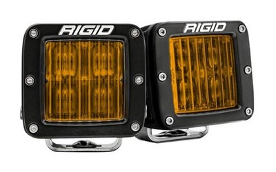 Rigid D-Series PRO SAE DOT Selective Yellow LED Light Pods Fog Lights Set of 2