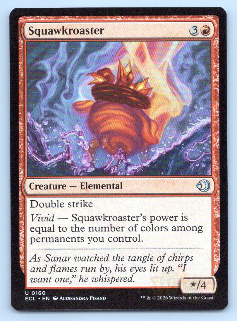 Magic Squawkroaster Lorwyn Eclipsed ECL UC 160 NM