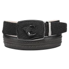 Cuadra Men's Black Stingray Woven Western Belt  BC475