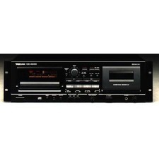 TASCAM CD-A500 CD Player Cassette Deck Dual Cassette Recorder Used