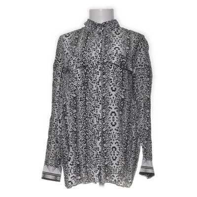 Studio Studio, Hemd, Größe: 40, Schwarz/Weiß/Mehrfarbig, Leopard, Damen #o2o
