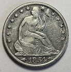1854-O Seated Liberty Half Dollar - Better Date 50C; Y090