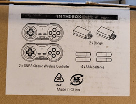 IMW Wireless Gaming Controller NES Super SNES Classic Edition 2 Pack NEW GAMING