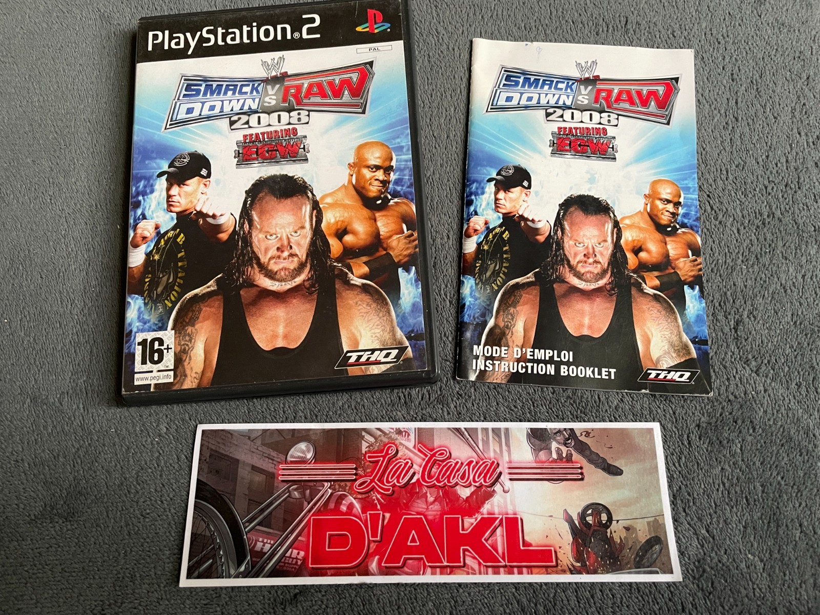 WWE SmackDown vs. Raw 2008 featuring ECW complet sur Playstation 2 PS2 - FR