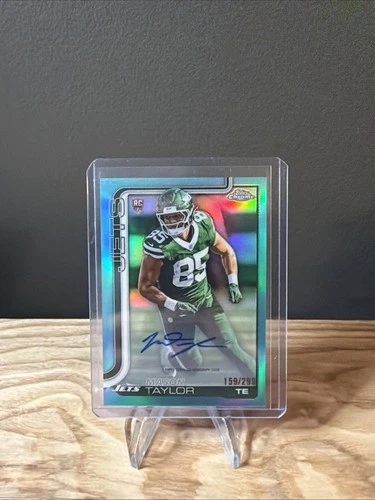 2025 Topps Chrome Mason Taylor Teal Refractor (RAW)