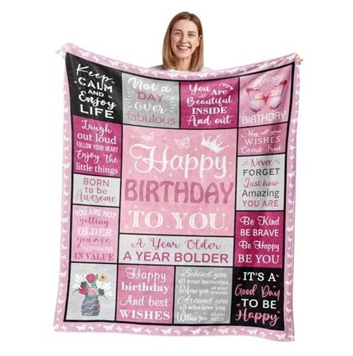 Gifts for Women/Men Decorations Blanket 50"X60" Gifts for Birthday 60x50inches