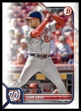 Juan Soto 2022 Bowman #10 Washington Nationals Baseball Card