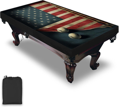 Pool Table Cover, Waterproof & Dustproof Outdoor/Indoor Pool Table Accessories,