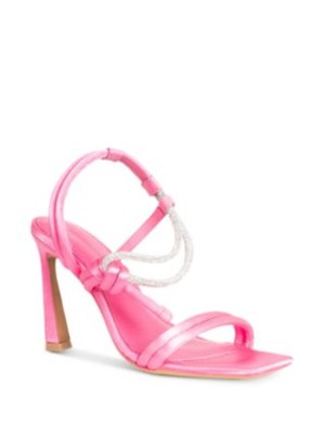 JONATHAN SIMKHAI Womens Pink Cassie Toe Stiletto Slip On Slingback Sandal 39