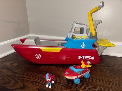 Paw Patrol Sea Patroller Transforming Ship Lights & Sounds Marshall Boat Lot