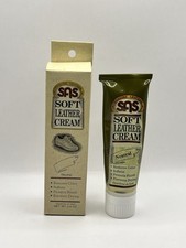 SAS Soft Leather Shoe Cream Polish NEUTRAL Restores Color 2.5oz NOS Vintage 2002