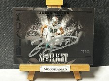 2024 Panini Black Jason Taylor Spotlight Silver Ink Auto /99 #SSH-JTR Dolphins