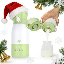 Portable 16000mAh Bottle Warmer, 17oz Milk Warmer with 7 Settings LED Display