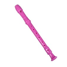 (Rosy) Soprano Recorder Light Soprano Recorder Instrument With Fingering