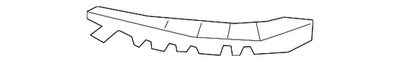 Genuine Audi Bumper Cover Cap 4M0-807-750-B
