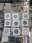 Franklin And Kennedy Half Dollar 90% Silver Lot Of 17
