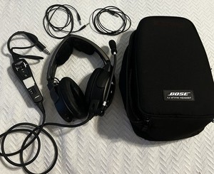 Bose A20 ANR Aviation Headset Dual GA Plug No Bluetooth preowned
