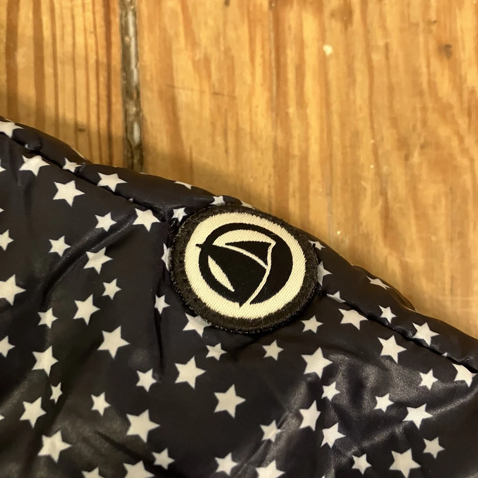 Petit Bateau Baby Snowsuit 6 Months Navy White Stars Warm Winter Bunting Suit - Image 3 of 4