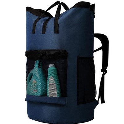 Laundry Backpack Bag,with 3 Pockets,for Dorm, Apartment and Laundromat, Laund...