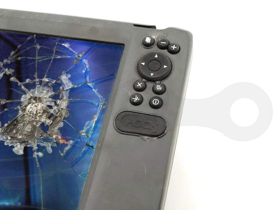 LOWRANCE HOOK2 12 TS TRIPLESHOT SONAR FISHFINDER RADAR HEAD UNIT DISPLAY SCREEN - Image 2 of 4