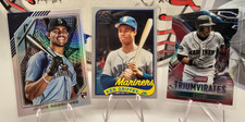 Seattle Mariners Generations Lot 3 cards Griffey Jr. Julio Rodriguez, Ichiro