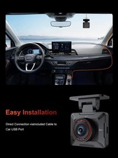 Dash Cam Auto 1080p WIFI Mini Senza Fili 120° Registrazione Notturna Auto - Miniatura 2