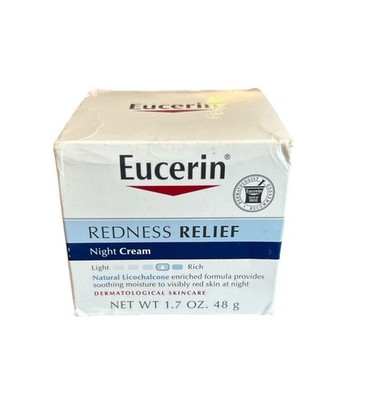 Eucerin Redness Relief Skincare Night Creme Night Cream 1.7oz DAMAGED BOX