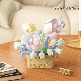 LEGO Icons Orchid Artificial Plant, Building Set with Flowers, Home Decor Gift