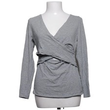 H&M, Still-Top, Größe: M, Grau, Baumwolle/Elasthan/Viskose, Damen #pV2