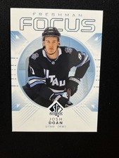 24-25 UD SP Authentic Hockey RC Blue Parallel Freshman Focus FF-33 Josh Doan
