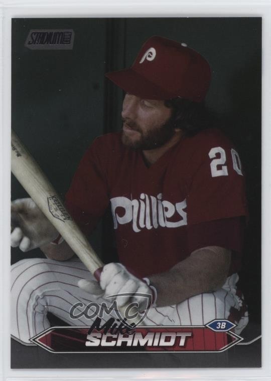 2024 Topps Stadium Club Black Foil Mike Schmidt #260 HOF 16kt