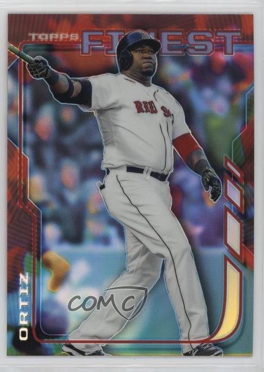 2014 Topps Finest Refractor David Ortiz #55 HOF o7m