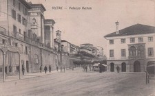 2886) CARTOLINA FELTRE PALAZZO BERTON ANIMATA VIAGGIATA BELLUNO